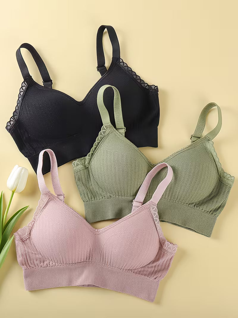 Women Comfortable Push-Up Bra(Pack of 3)