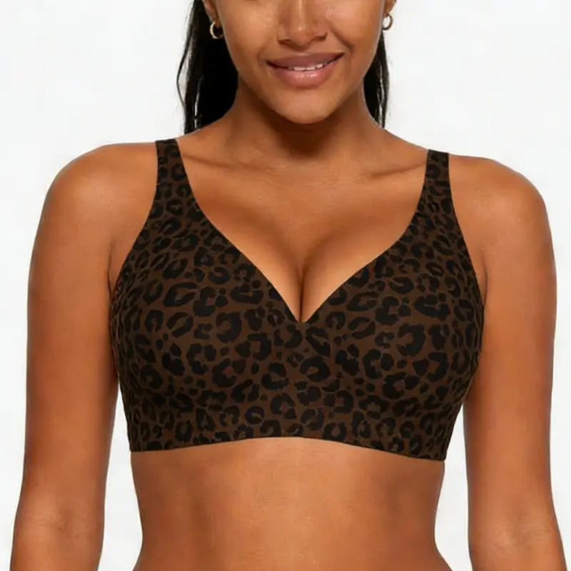 Leopard Jelly Wireless Women Comfortable Wireless Bras(Pack of 3)