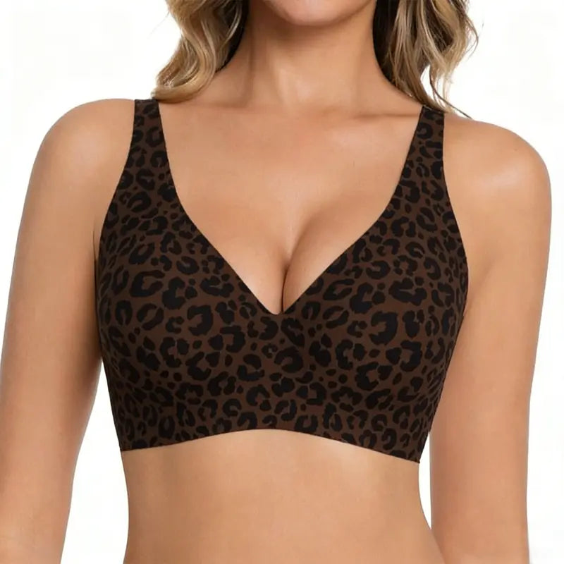 Leopard Jelly Wireless Women Comfortable Wireless Bras(Pack of 3)