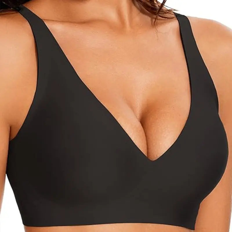 Jelly Wireless Push-Up Bralette – Seamless Deep V Shape Bra(Pack of 3)