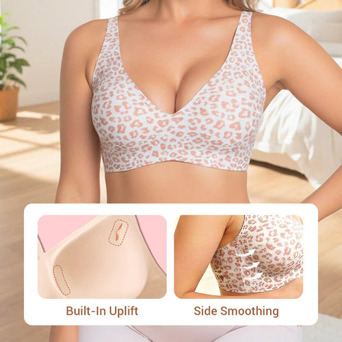 Leopard Jelly Wireless Women Comfortable Wireless Bras(Pack of 3)